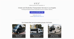 Desktop Screenshot of californiaexcursions.com